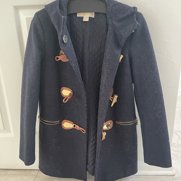 Michael Kors Duffle Toggle Wool Coat. - Picture 4 of 4
